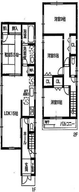 Floor plan. (2), Price 35,800,000 yen, 4LDK, Land area 92.81 sq m , Building area 97.2 sq m