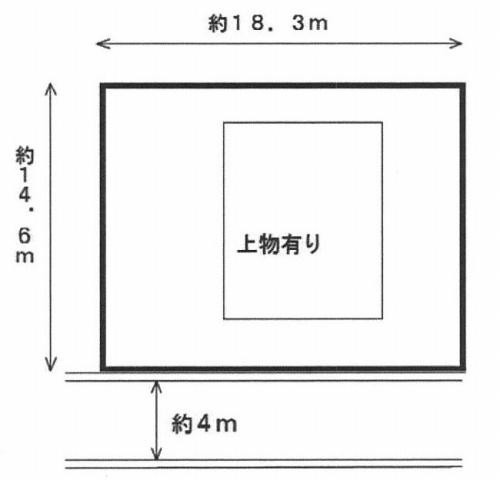 Compartment figure. Land price 30 million yen, Land area 264.61 sq m
