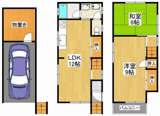 Floor plan. 12.8 million yen, 2LDK+S, Land area 59.4 sq m , Building area 50.04 sq m