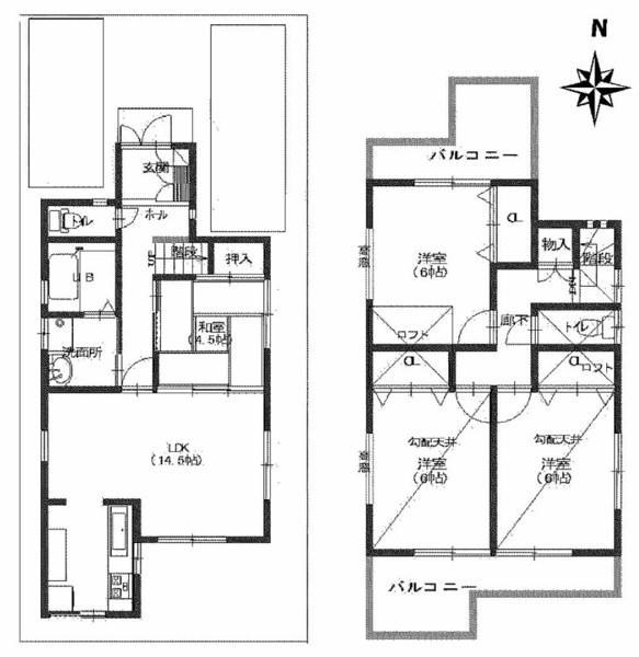 Floor plan. 35,008,000 yen, 4LDK, Land area 104.21 sq m , Building area 90.72 sq m