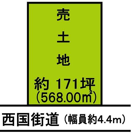 Compartment figure. Land price 163 million yen, Land area 568 sq m