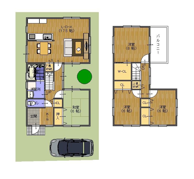 Other building plan example. Building plan example (C No. land) building plan area 106.11 sq m