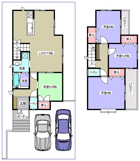 Other building plan example. Building plan example (A No. land) Building area 102.67 sq m