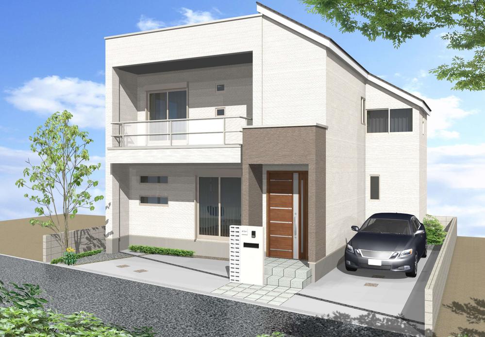 Building plan example (Perth ・ appearance). Rendering Perth! ! 