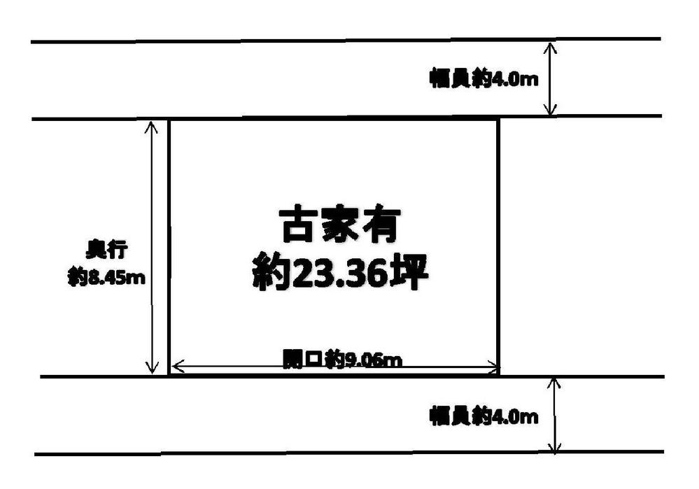 Compartment figure. Land price 15.3 million yen, Land area 77.11 sq m