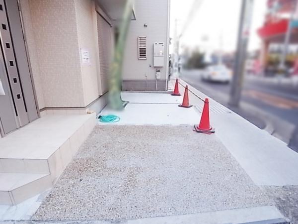 Parking lot. Spacious parking