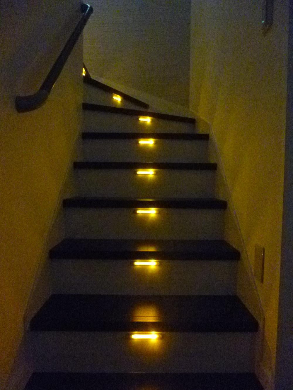 Other introspection. Stairs spot lights