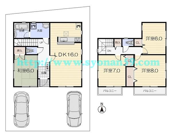 Floor plan. 29,900,000 yen, 4LDK, Land area 135 sq m , Building area 100.03 sq m floor plan