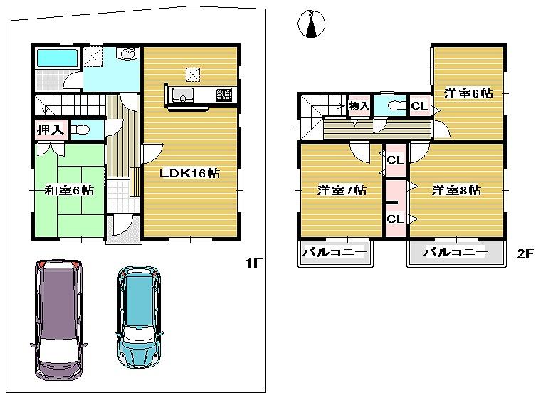 Floor plan. (No. 9), Price 29,900,000 yen, 4LDK, Land area 135 sq m , Building area 100.03 sq m
