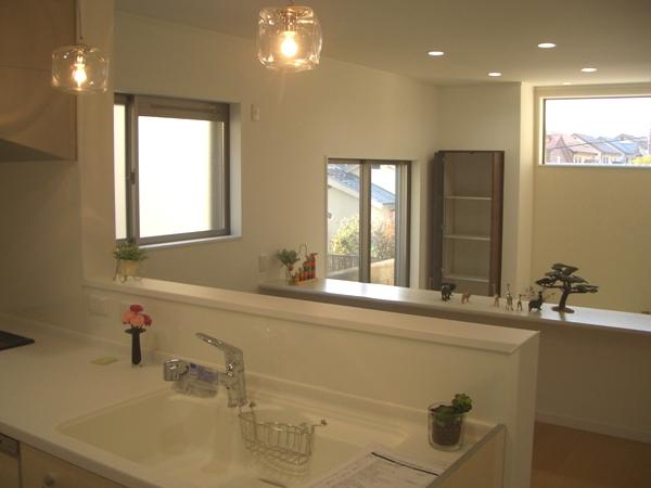 Kitchen. A feeling of opening living space