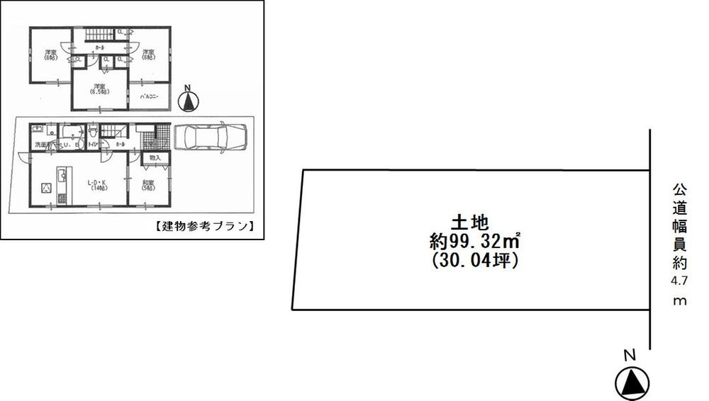 Floor plan. 34,800,000 yen, 4LDK, Land area 99.32 sq m , Building area 85.86 sq m