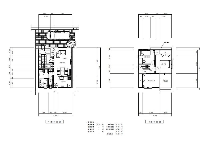 Other building plan example.  ・ All eight sections of the subdivision  ・ All compartment design freedom  ・ Neighborhood model house tour Allowed