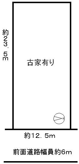 Compartment figure. Land price 61 million yen, Land area 292.19 sq m site plan
