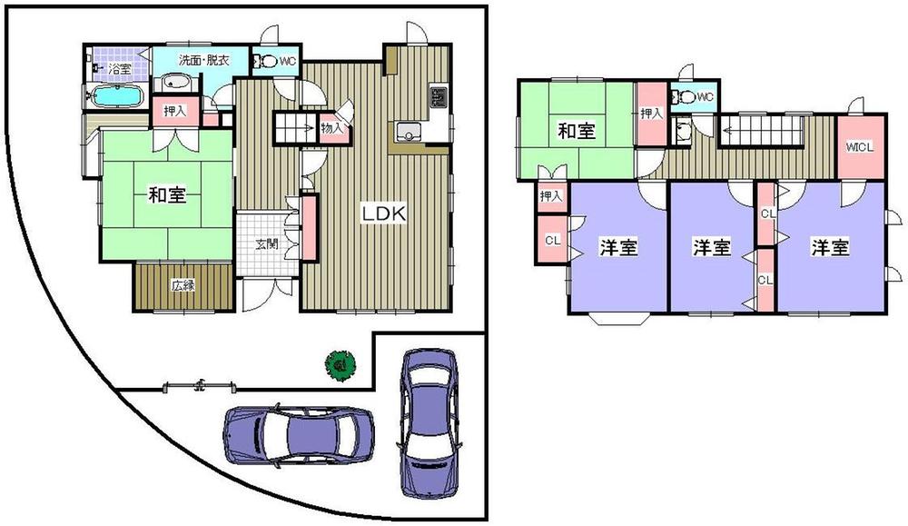 Floor plan. 35,900,000 yen, 5LDK + S (storeroom), Land area 190.91 sq m , Building area 152.06 sq m