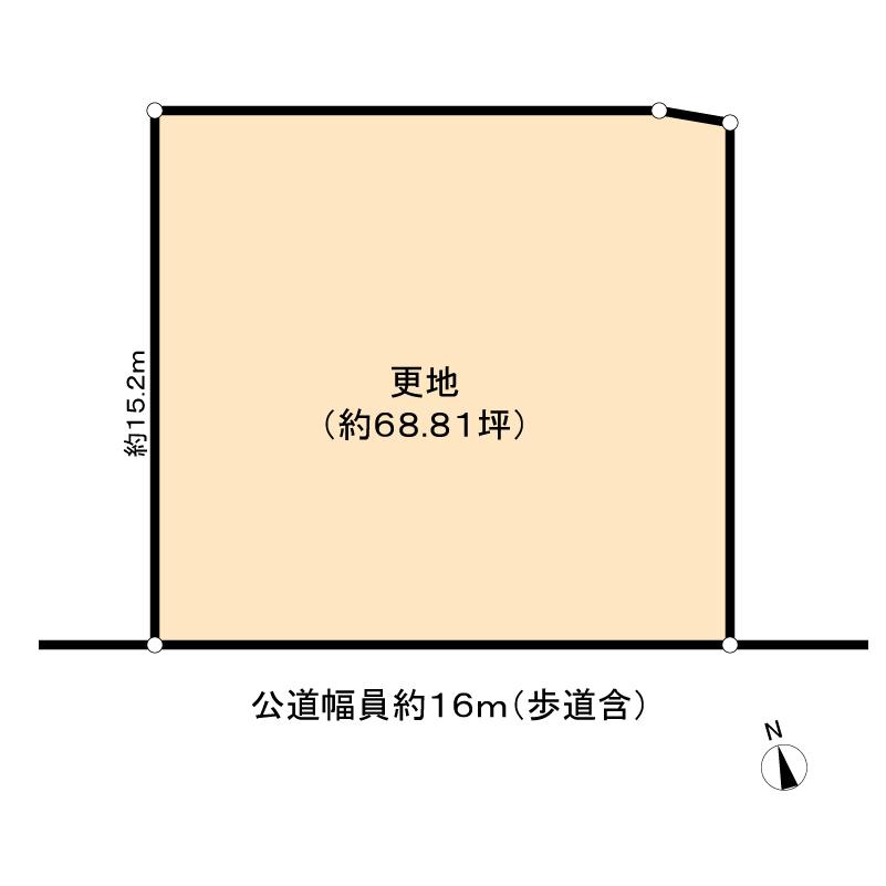Compartment figure. Land price 23 million yen, Land area 227.5 sq m