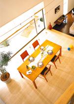 Other Equipment. Hammer tone finish of the kitchen. Finish an uneven feeling like hitting the metal surface with a hammer. Depending on the angle of view, It is well-designed to change in the floor surface expression can enjoy handle.