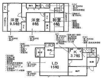 Floor plan. 29,980,000 yen, 3LDK+S, Land area 154.66 sq m , Building area 120.48 sq m