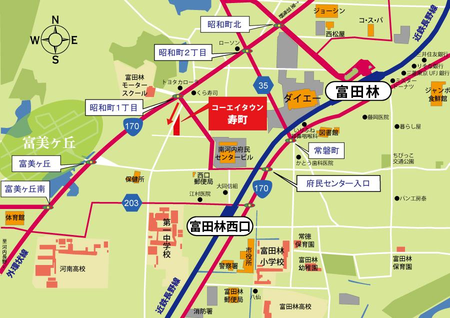 Other. Koei Town Kotobukimachi Area Map