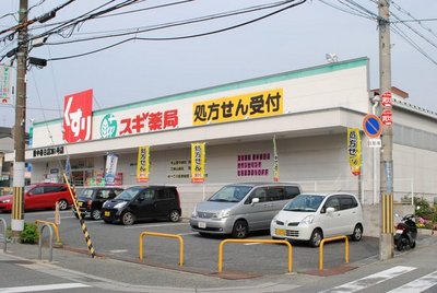 Dorakkusutoa. 320m until (drugstore)