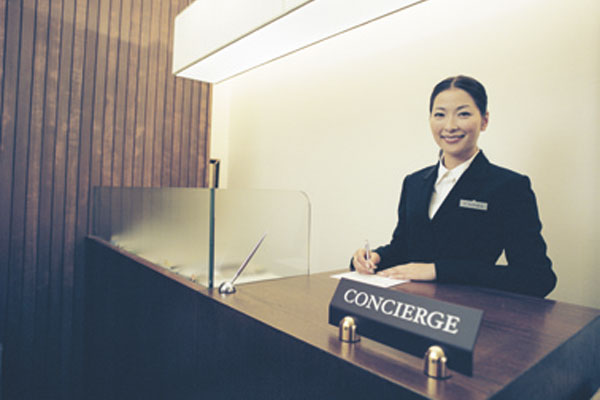Variety of services.  [Concierge Service] Courier shipping agency Ya, Taxi arrangements, etc., Provides us with a hotel-like living services (reference photograph)