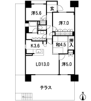 Floor: 4LDK, occupied area: 86.83 sq m, Price: 33.9 million yen