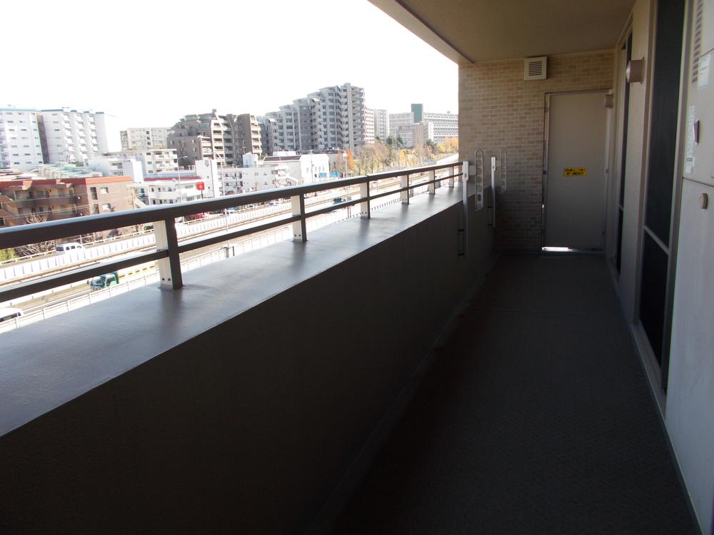 Balcony. Because of the top floor, It is the scenery, which is feeling the sense of openness
