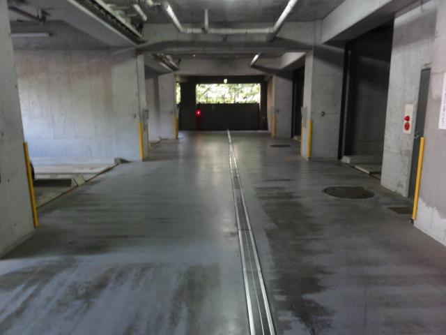 Parking lot. Common areas