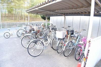 Other common areas. Is a bicycle parking lot.