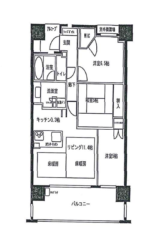 Floor plan. 3LDK, Price 26,800,000 yen, Occupied area 70.03 sq m , Balcony area 16.8 sq m Brands Higashitoyonaka view Residence Facing south in sunny Pets welcome breeding We corrected drawings.