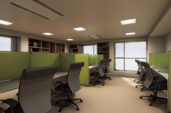 Provide an environment that can concentrate in a different atmosphere with his room. For studying, For qualification, We want to use at any age (library Rendering)