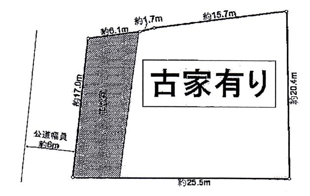 Compartment figure. Land price 54,800,000 yen, Land area 455.74 sq m