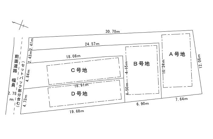 Compartment figure. 26,800,000 yen, 3LDK, Land area 83.08 sq m , Building area 83.52 sq m all 4 compartment