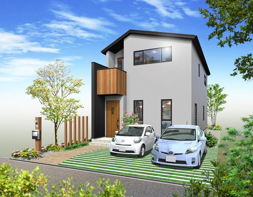 Building plan example (Perth ・ appearance). Building plan example (A No. land) Building price 1,540 yen, Building area 103  sq m