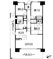 Floor: 3LDK, the area occupied: 75.3 sq m, Price: 38,690,000 yen