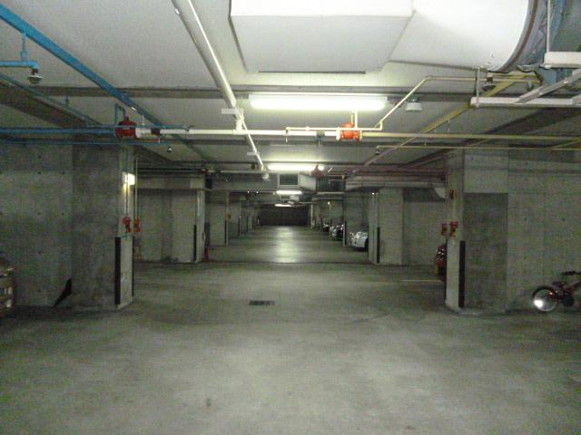 Parking lot. Common areas