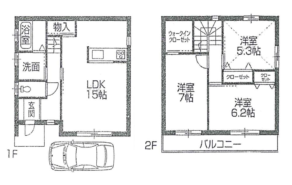 Floor plan. 28.8 million yen, 3LDK, Land area 71.8 sq m , It is a building area of ​​79.48 sq m newly built single-family. Currently is vacant lot of state. Please contact us first. Detailed explanation from our shop salesman ・ I'll guide you.
