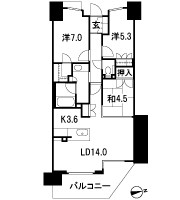 Floor: 3LDK, occupied area: 75.27 sq m, Price: 36,780,000 yen ~ 41,480,000 yen
