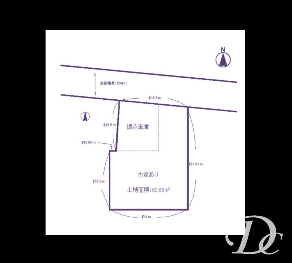 Compartment figure. Land price 15 million yen, Gozaimasen land area 83.68 sq m building conditions