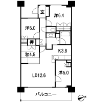 Floor: 4LDK, occupied area: 80.27 sq m, Price: 39,380,000 yen ・ 39,580,000 yen