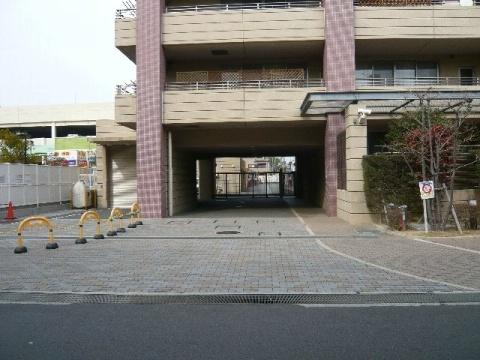 Parking lot. Common areas