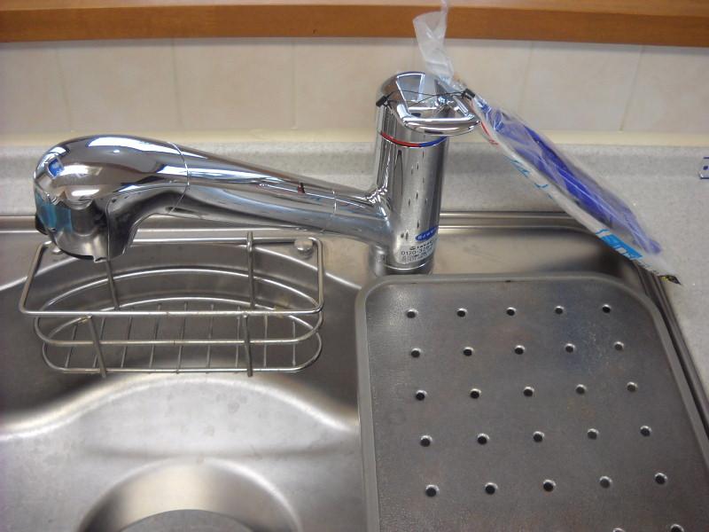 Same specifications photo (kitchen). Exchange did the kitchen faucet to a single-lever shower with water purifier