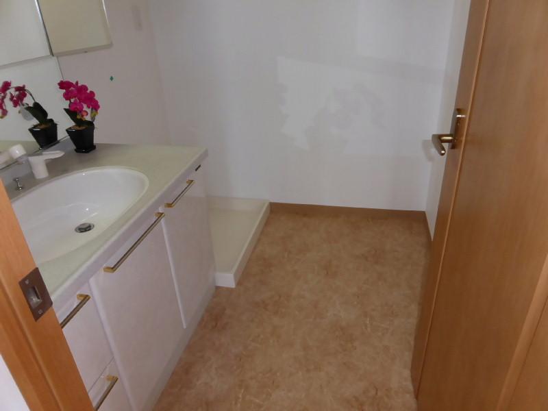 Wash basin, toilet. Exchange did the shower water washing