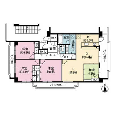 Floor plan. 4LDK