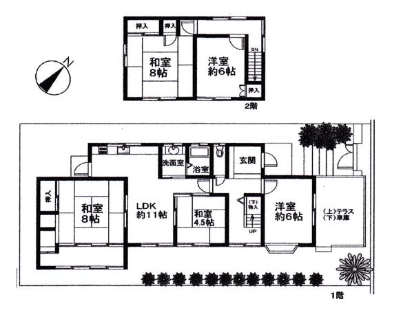 Floor plan. 33,800,000 yen, 5LDK, Land area 165 sq m , Building area 140.13 sq m