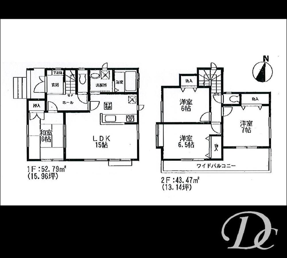 Floor plan. 33,800,000 yen, 4LDK, Land area 110.5 sq m , Building area 92.26 sq m