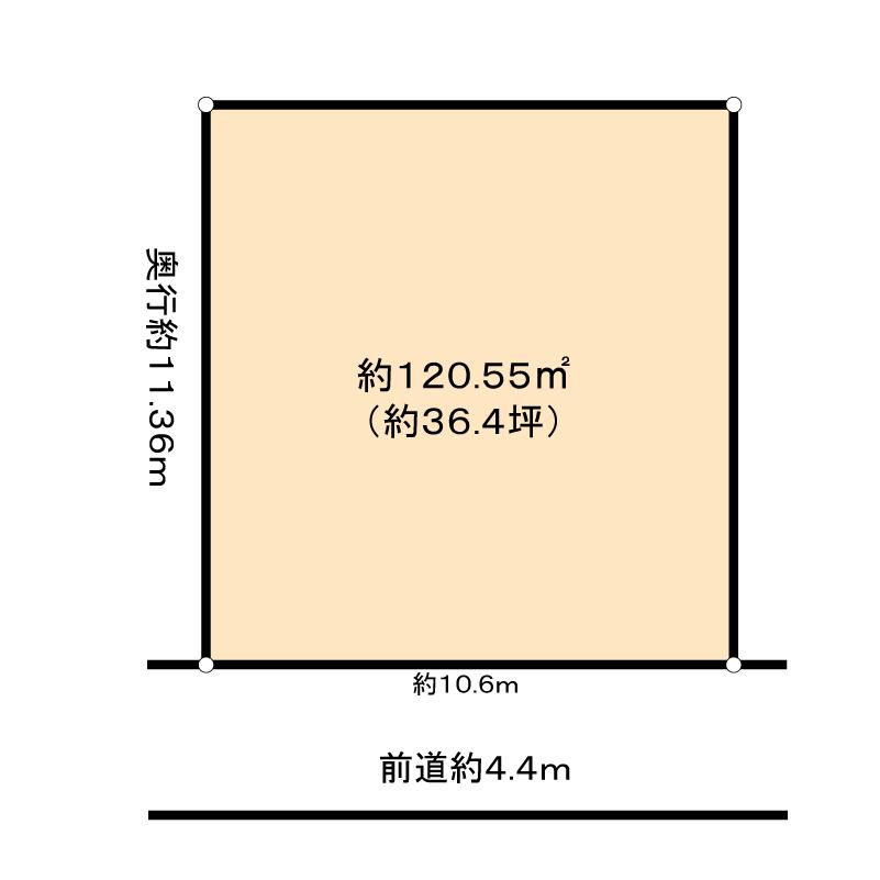 Compartment figure. Land price 20 million yen, Land area 120.55 sq m