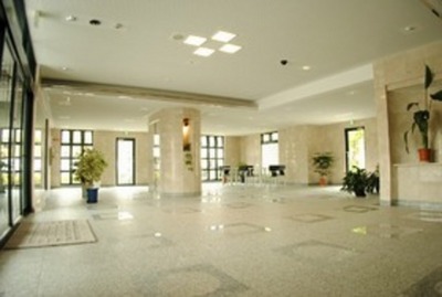 lobby. It is the entrance lobby of the luxurious atmosphere. 