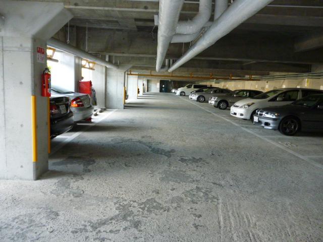 Parking lot. Common areas