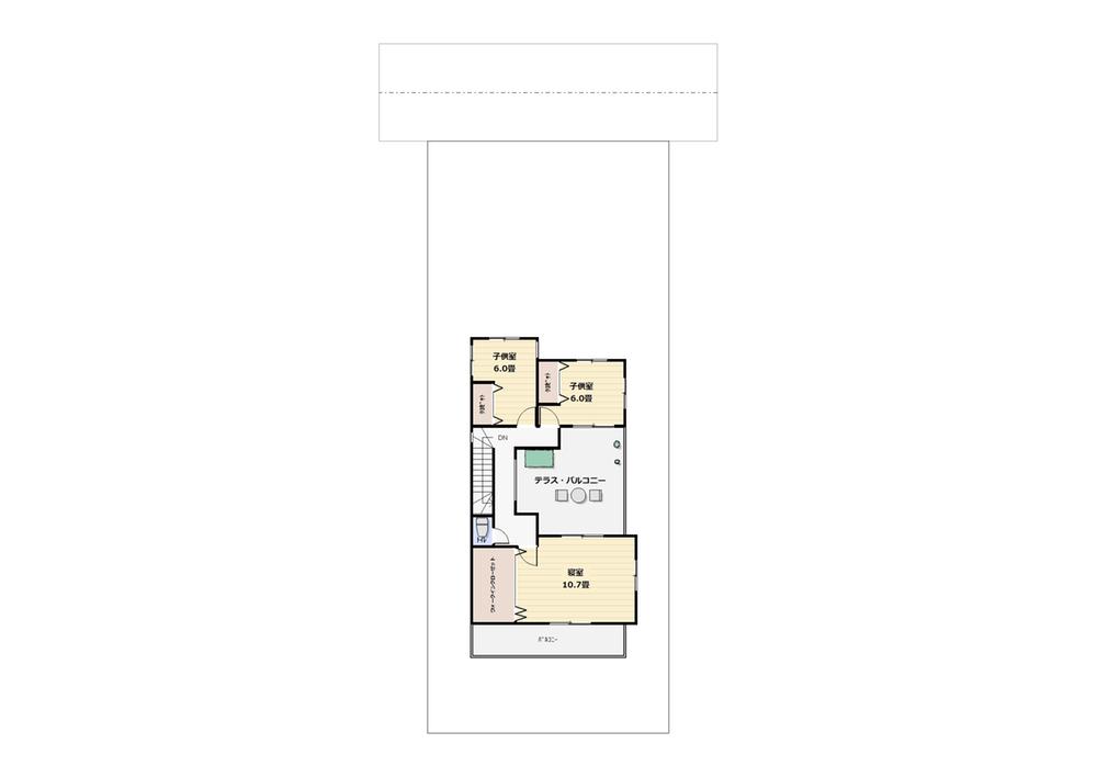 Floor plan. 65,800,000 yen, 4LDK, Land area 229.74 sq m , Building area 120.61 sq m 2-floor plan view