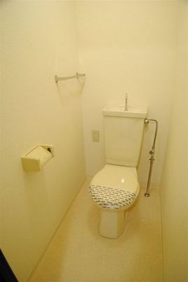 Toilet. Spacious toilet